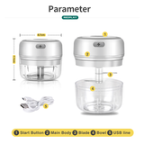 Portable And USB Rechargeable Mini Garlic Chopper
