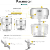 Mini Garlic Chopper Electric Food Dicers
